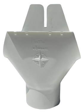 Accesorii jgheaburi - racord jgheab 150mm RAL 9002