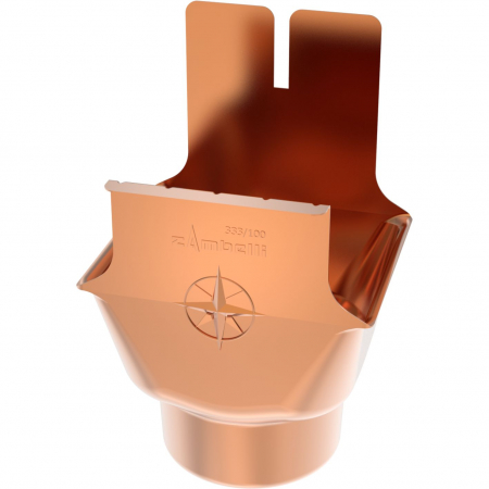 Accesorii jgheaburi - Racord jgheab burlan cupru 120mm