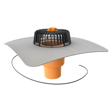 Receptori si deversoare - TWE 75 PVC S