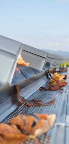 Sita jgheab protectie impotriva frunzelor D150mm, aluminiu [1]