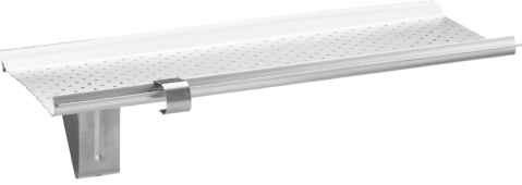 Accesorii jgheaburi - Sita protectie frunze (parafrunzar), aluminiu, lungime 2m, D190mm