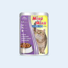 MIAU MIAU HRANA UMEDA PISICI STERILISED 100G [1]