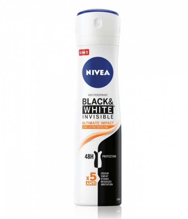 NIVEA MEN DEO INVISIBLE B&W ULTIMATE IMPACT 150ML [1]