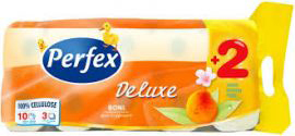PERFEX HARTIE IGIENICA DELUXE 3STR PIERSICA 10/SET [2]