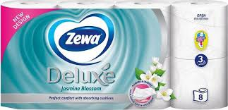 ZEWA DELUXE HARTIE IGIENICA JASMINE 8/SET/3 STR [2]