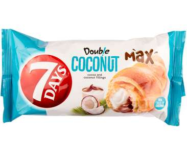 CROISSANT & CHEKBAR - 7 DAYS DOUBLE MAX CACAO/COCOS 80G(20)
