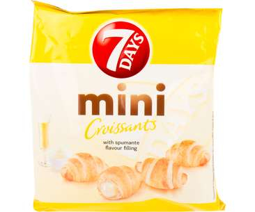 CROISSANT & CHEKBAR - 7 DAYS MINI CROISANT SAMPANIE 185G(8)