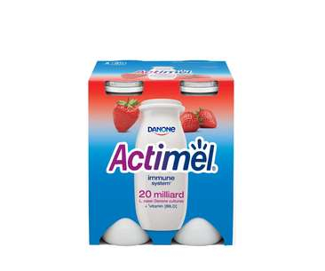 LACTATE OUA SI PAINE - ACTIMEL CAPSUNI 4X100G