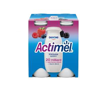 LACTATE OUA SI PAINE - ACTIMEL FRUCTE DE PADURE 4X100G