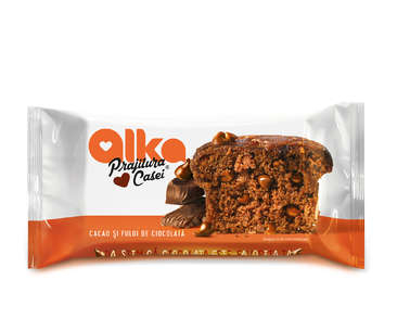 CROISSANT & CHEKBAR - ALKA PRAJITURA VANILIE SI FULGI CIOCOLATA 300G(12)