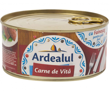 PATEURI SI CONSERVE CARNE - PESTE - ARDEALUL CARNE VITA IN SUC PROPRIU 300G