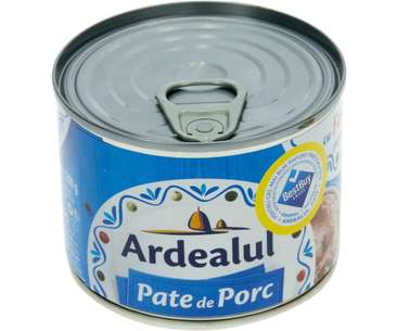 CARNE MEZELURI SI PESTE - ARDEALUL PATE PORC 200G