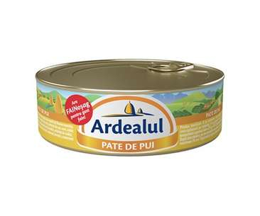 PATEURI SI CONSERVE CARNE - PESTE - ARDEALUL PATE PUI 100G