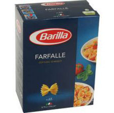 PRODUSE NATURALE SI SANATOASE - BARILLA PASTE FARFALLE 500G(12)