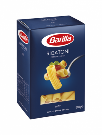 PRODUSE NATURALE SI SANATOASE - BARILLA RIGATONI 89 500G (10)