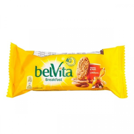 BISCUITI - BELVITA BISCUITI CEREALE MIERE SI ALUNE 50G (20)