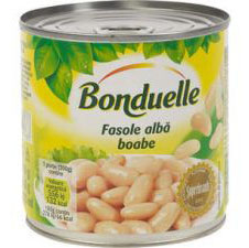 MUSTAR & SOIA & LEGUME CONSERVATE - BONDUELLE FASOLE ALBA 425ML (12)