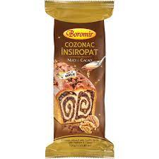 PRAJITURI VITRINA & COZONAC - BOROMIR COZONAC INSIROPAT NUCI SI CACAO 550G