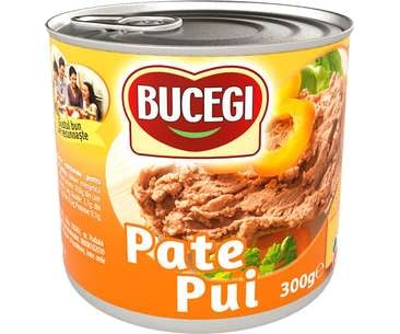 PATEURI SI CONSERVE CARNE - PESTE - BUCEGI PATE PASARE 300G(36)