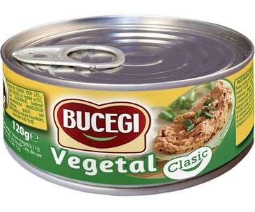 PATEURI SI CONSERVE CARNE - PESTE - BUCEGI PATE VEGETAL 120G(60)