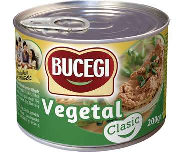 CARNE MEZELURI SI PESTE - BUCEGI PATE VEGETAL 200G(48)