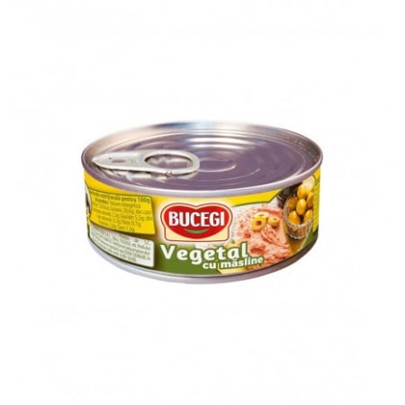 PATEURI SI CONSERVE CARNE - PESTE - BUCEGI PATE VEGETAL MASLINE 120G