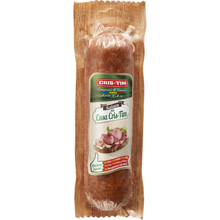 MEZELURI VITRINA AUTOSERVIRE - CRISTIM SALAM DE CASA 300G***