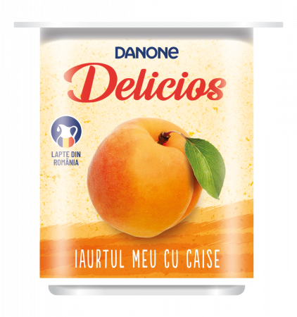 LACTATE OUA SI PAINE - DANONE DELICIOS IAURT CAISE 125G