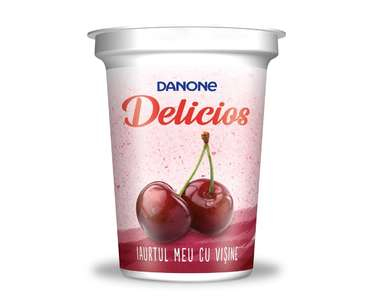 LACTATE OUA SI PAINE - DANONE DELICIOS IAURT VISINE 2% 400G