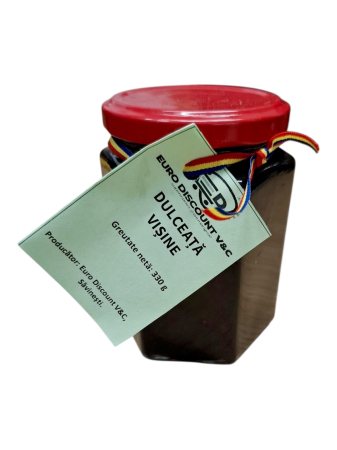 PRODUSE DE NOI - DULCEATA DE VISINE 330G EURO DISCOUNT
