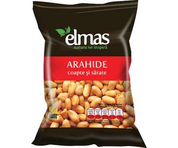 ALUNE & SEMINTE - ELMAS ARAHIDE COAPTE SI SARATE 300G (12) (ROSU)