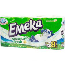 HARTIE IGIENICA & SERVETELE - EMEKA HARTIE IGIENICA MOUNTAIN FRESH 8/SET