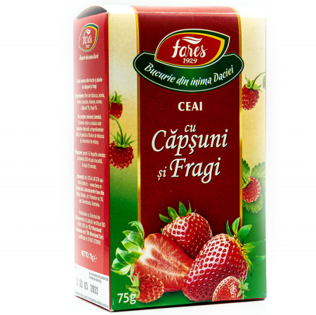 CEAI & PRODUSE DIETETICE - FARES CEAI CAPSUNI SI FRAGI 75G