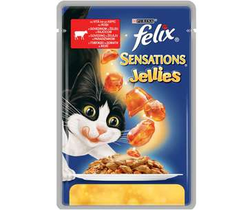 MANCARE ANIMALE - FELIX SENSATIONS VITA SI ROSII 85G
