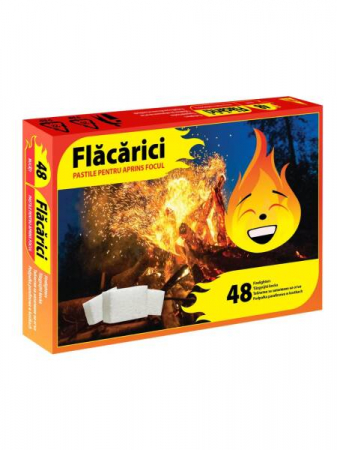 Euro Discount - FLACARICI PASTILE PENTRU APRINS FOCUL 48 BUC