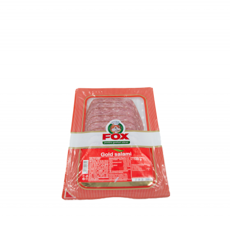 CARNE MEZELURI SI PESTE - FOX GOLD SALAMI GASTRO FELIAT 100G