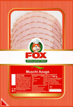 MEZELURI VITRINA AUTOSERVIRE - FOX MUSCHI AZUGA 100G (12)