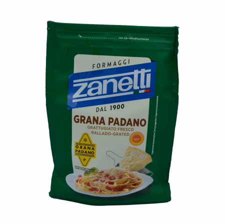 CARNE MEZELURI SI PESTE - GRANA PADANO ZANETTI BRANZA RASA 100G(20)