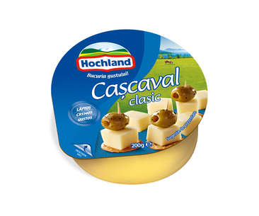 CARNE MEZELURI SI PESTE - HOCHLAND CASCAVAL NATUR 200G(12)***