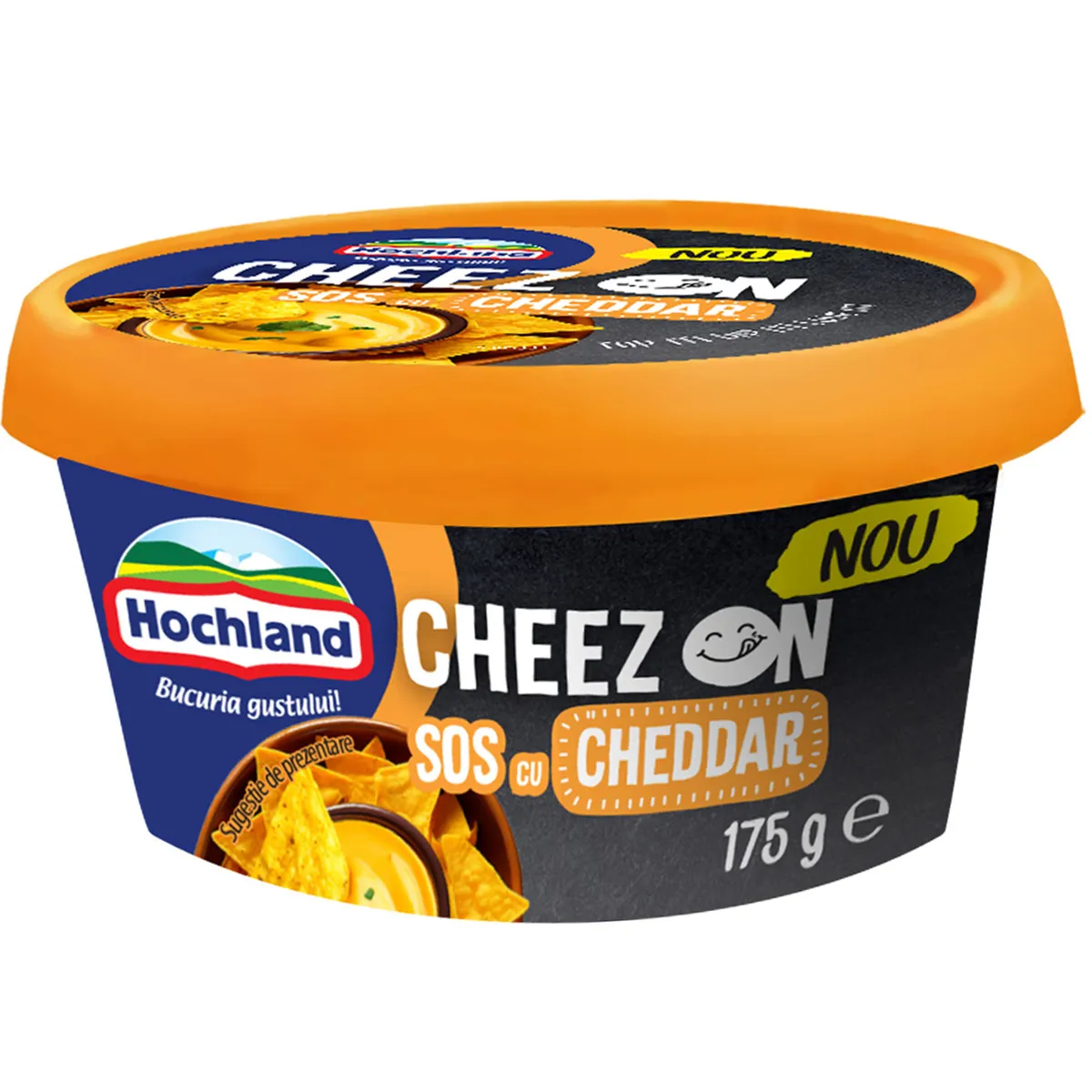 LACTATE OUA SI PAINE - HOCHLAND CHEEZ ON SOS CHEDDAR 175G(8)