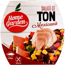 PATEURI SI CONSERVE CARNE - PESTE - HOME GARDEN SALATA TON MEXICANA 160G