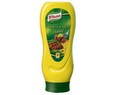 MUSTAR & SOIA & LEGUME CONSERVATE - KNORR MUSTAR CLASIC 500G PLASTIC