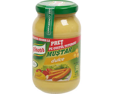 MUSTAR & SOIA & LEGUME CONSERVATE - KNORR MUSTAR DULCE 270G***-50%