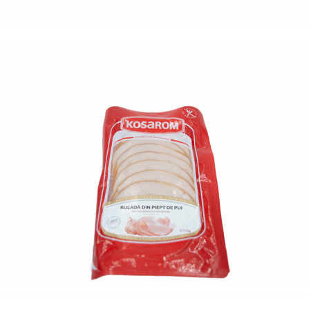 CARNE MEZELURI SI PESTE - KOSAROM RULADA PIEPT PUI VID 130G