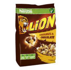 CEREALE - LION CEREALE CARAMEL SI CIOCOLATA 250G***
