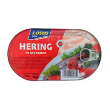 PATEURI SI CONSERVE CARNE - PESTE - LOSOS HERING SOS TOMAT 175G(16)