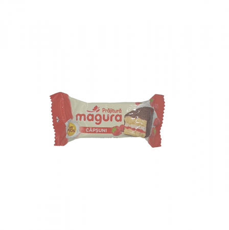 CROISSANT & CHEKBAR - MAGURA PRAJITURA CAPSUNI 35G(24)