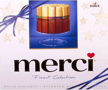 CIOCOLATA - MERCI CIOCOLATA ALBASTRU 250G