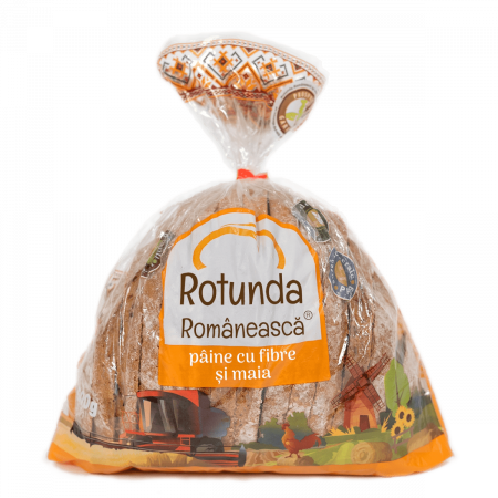 Euro Discount - MG PAINE ROMANEASCA INTEGRALA CU FIBRE 500G
