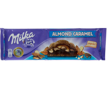 CIOCOLATA - MILKA CIOCOLATA ALMOND CARAMEL 300G